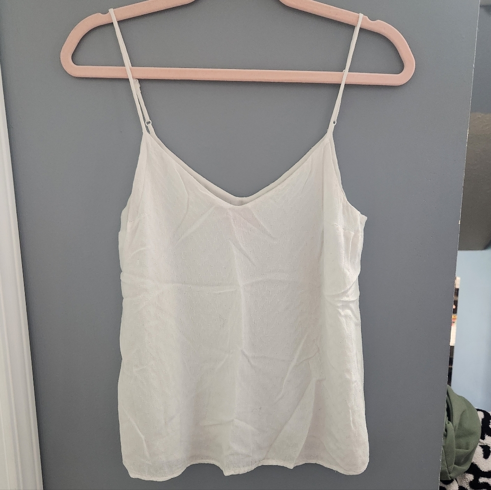 Candie's White V-Neck Spaghetti Strap Cami